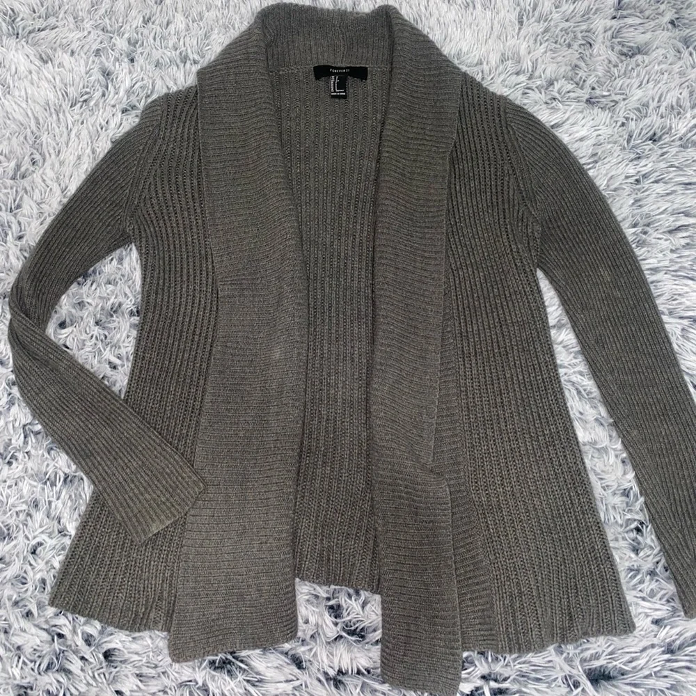 Forever 21 Gray Women's Cardigan - Picture 8 of 9